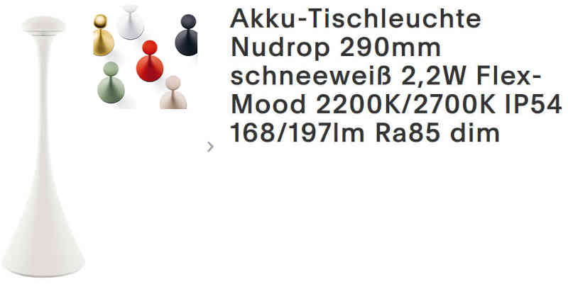 NUDROP Tischleuchte