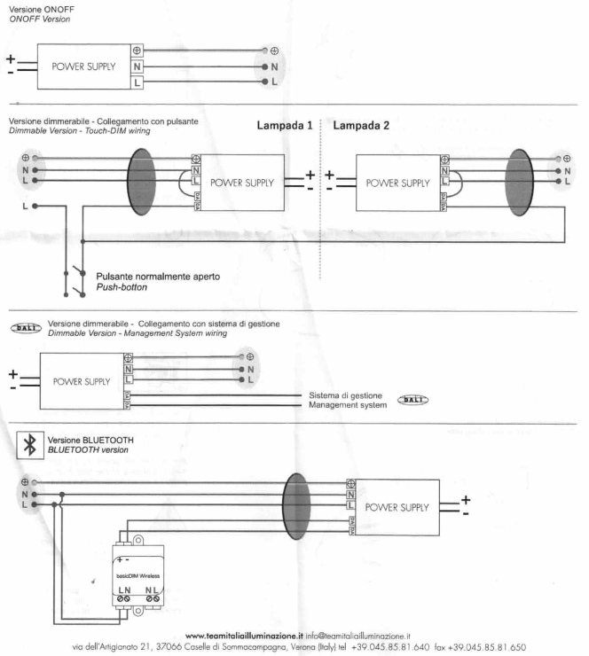 LED Dimmer für Wechselschaltung per Taster